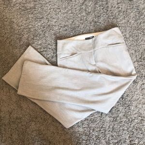 Gray editor slacks from express